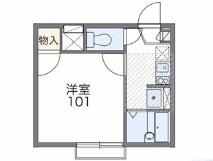 レオパレスアルブルの物件間取画像